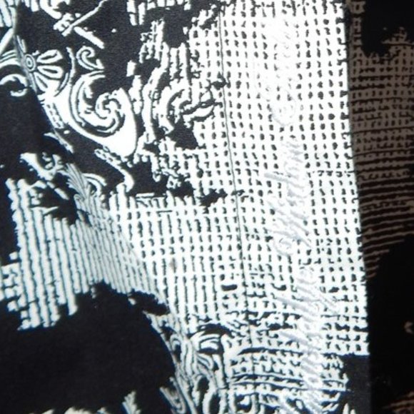 Robert Graham GAMBLE Men’s Button Front Long Sleeve Shirt Black Abstract LRG NWT - Picture 8 of 9